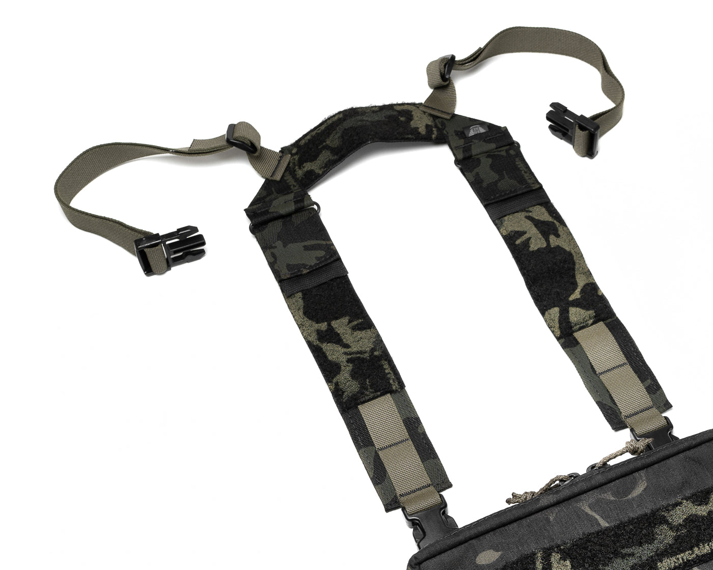 RONE x MOD TAC ACS Wide Chest Rig Straps (Limited Multicam Black/Range ...